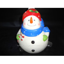 Hand Draw Santa Claus Cain Cooky Jar (YC1512)